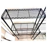 Set of 2 Wire Shelving and Rack Units