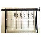 Set of 2 Wire Shelving and Rack Units