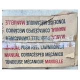 Smith & Hawken Manual Push Reel Lawnmower with Grass Catcher