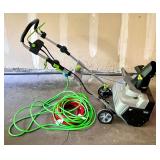 18-Inch Earthwise Electric Snow Thrower with Cords