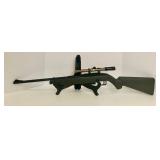 Used .22 Caliber Air Rifle with 4x15 Tasco Scope
