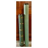 Vintage Rod Caddy and Leather Rifle Sleeve