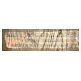 Vintage Wooden Side Table with Marble Top