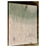 Vintage Wooden Side Table with Marble Top