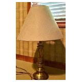 Stiffel Brass Table Lamp with Shade