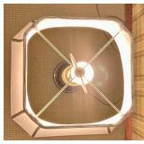 Elegant Brass Stiffel Table Lamp with Fabric Shade