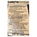 Foldable Guest Bed with Floral Mattress