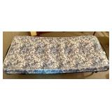 Foldable Guest Bed with Floral Mattress