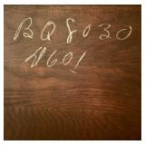 Vintage Wooden Cabinet with Mesh Doors and Drawer