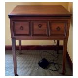 Vintage Kenmore Model 54 Sewing Machine with Wooden Cabinet