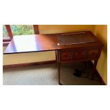 Vintage Kenmore Model 54 Sewing Machine with Wooden Cabinet