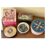 Collection of Vintage Sewing and Decorative Tins