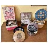 Collection of Vintage Sewing and Decorative Tins