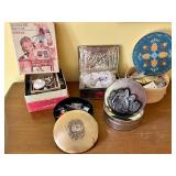 Collection of Vintage Sewing and Decorative Tins