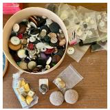 Collection of Vintage Sewing and Decorative Tins