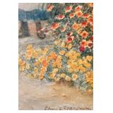 Pair of Framed Cottage Themed Art Prints by C. Strachan with Authenticity Certificates