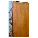 Vintage Wooden Dresser with Ornate Handles