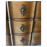 Vintage Wooden Dresser with Ornate Handles