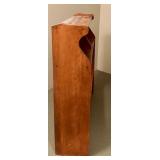 Vintage Wooden Bookshelf with Dual Shelves