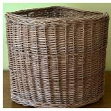 Limited Edition Angel Bunny Figurine with Wicker Baskets and Chair Set