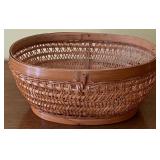 Limited Edition Angel Bunny Figurine with Wicker Baskets and Chair Set