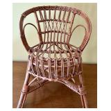 Limited Edition Angel Bunny Figurine with Wicker Baskets and Chair Set