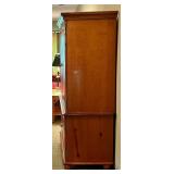 Wooden Entertainment Armoire Cabinet with Double Doors
