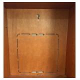 Wooden Entertainment Armoire Cabinet with Double Doors