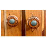 Wooden Entertainment Armoire Cabinet with Double Doors