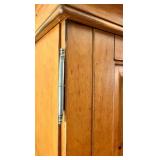 Wooden Entertainment Armoire Cabinet with Double Doors