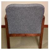 Fabric Upholstered Wooden Side Chair