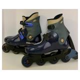 Pair of Rollerblade Roller Skates with Adjustable Straps