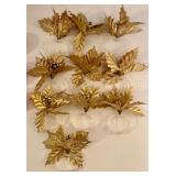 Autumn and Winter Holiday Decoration Set with Wreath, Napkins, and Ornaments