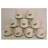 Set of 9 Spode Christmas Tree Mugs S3324 P England