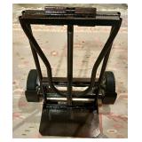 Steel Folding Hand Truck with Rubber Wheels