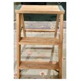Wooden Folding 2 Step Stool