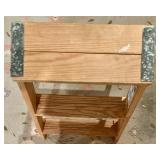 Wooden Folding 2 Step Stool