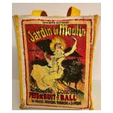 6 Assorted Canvas Tote Bags Featuring Vintage and Pop Art Designs