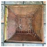 Tile-Top Metal Fire Pit in Used Condition