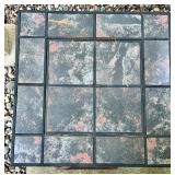 Tile-Top Metal Fire Pit in Used Condition