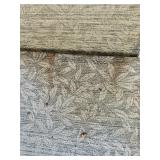 Set of 2 Outdoor Plastic Chairs and 1 Textile Chaise Lounge