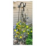 Vibrant Mixed Color Hanging Flower Basket with Hook