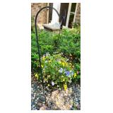 Vibrant Mixed Color Hanging Flower Basket with Hook