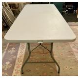 Office Star 6-Foot Folding Table with Metal Legs