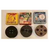 Collection of 4 Vintage Castle Films Reels: Soundies, Santa Claus, and More
