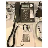 Mixed Lot of Electronics Including Phones, Radios, and Clock