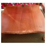 FOR PARTS OR REPAIR Furniture Lot: Coffee Table, Side Table, and Chair Set with Unique Metal Base