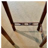 FOR PARTS OR REPAIR Furniture Lot: Coffee Table, Side Table, and Chair Set with Unique Metal Base