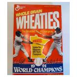 Set of 2 Wheaties Boxes: 1987 & 1991 World Champions Minnesota Twins Edition