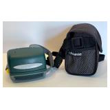Collection of Vintage and Digital Cameras with Polaroid Accessories